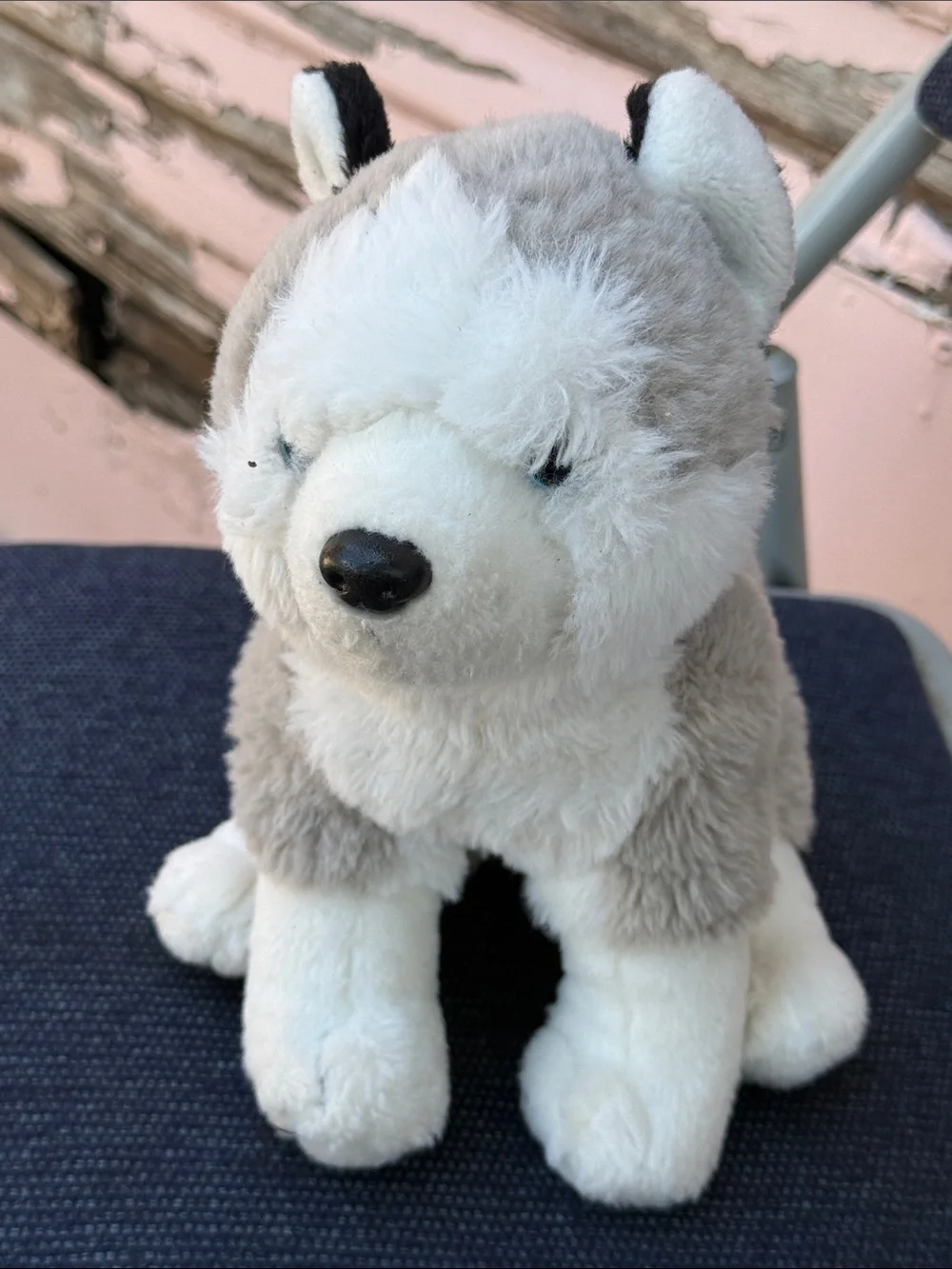 Plush Husky Dog Toy - Gray & White Soft Stuffed Pet Toy